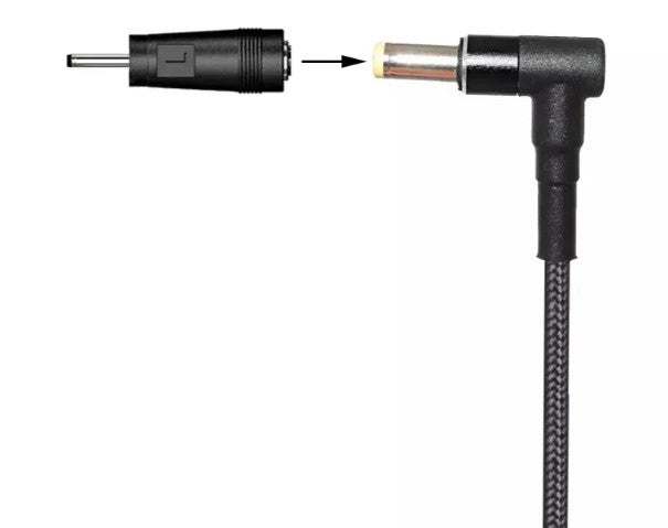 USB Type-C 100W кабель живлення та перехідник кутовий DC 5.5×1.7 для зарядки ноутбука, 78315