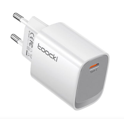 Быстрый зарядный адаптер Toocki USB-C 20W с поддержкой Power Delivery TCT20-04EU