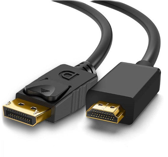 Кабель DisplayPort to HDMI 4K 30Гц 1.8м