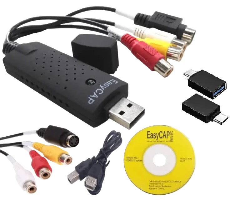 Карта відеозахвату зовнішня AV Easycap USB Type C