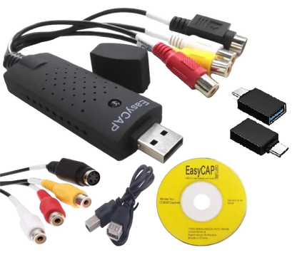 Карта відеозахвату зовнішня AV Easycap USB Type C