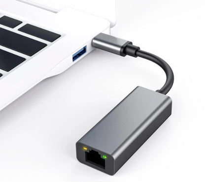 Мережевий адаптер USB 3.0 Type-C — RJ45 Gigabit LAN 1000/100 Мбіт/с
