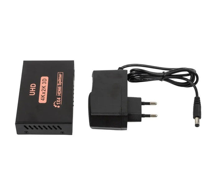 Розгалужувач HDMI активний 1 на 4, 4K/3D, U&P Splitter