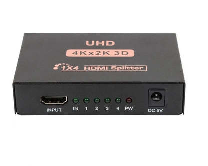 Розгалужувач HDMI активний 1 на 4, 4K/3D, U&P Splitter