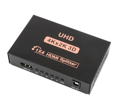 Розгалужувач HDMI активний 1 на 4, 4K/3D, U&P Splitter