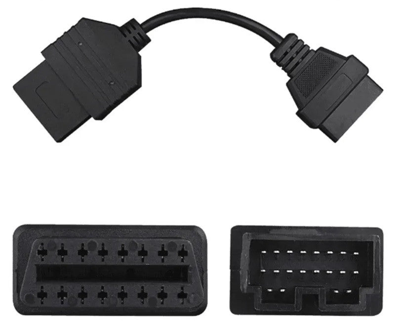 Перехідник діагностичний KIA 20 pin на OBD2 16 pin для автосканера