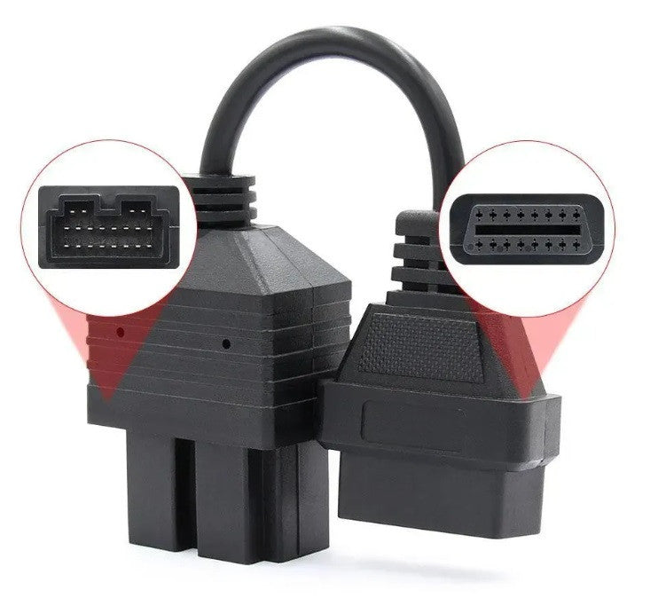 Перехідник діагностичний KIA 20 pin на OBD2 16 pin для автосканера