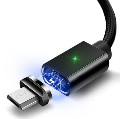 Кабель магнітний USB — micro-USB Essager, швидка зарядка 5 А, 1 м, чорний