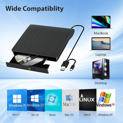 Зовнішній DVD-RW привід USB 2.0, модель CB3100S