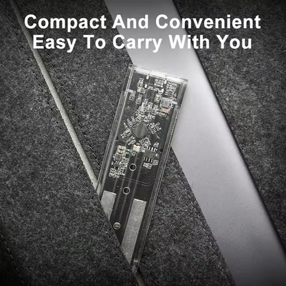 Корпус-кишеня для SSD M.2 NVMe, USB 3.1 Type-C, Push-Pull
