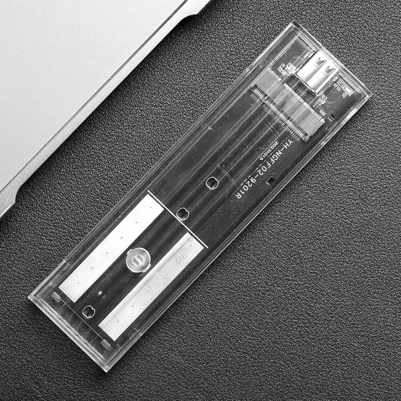 Корпус-кишеня для SSD M.2 NVMe, USB 3.1 Type-C, Push-Pull