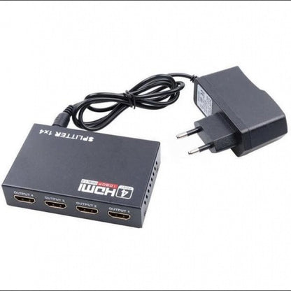 Розгалужувач HDMI активний 1 на 4, 4K/3D, U&P Splitter