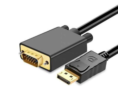 Кабель-адаптер DisplayPort — VGA, 1.8 м, для стабільного відеосигналу