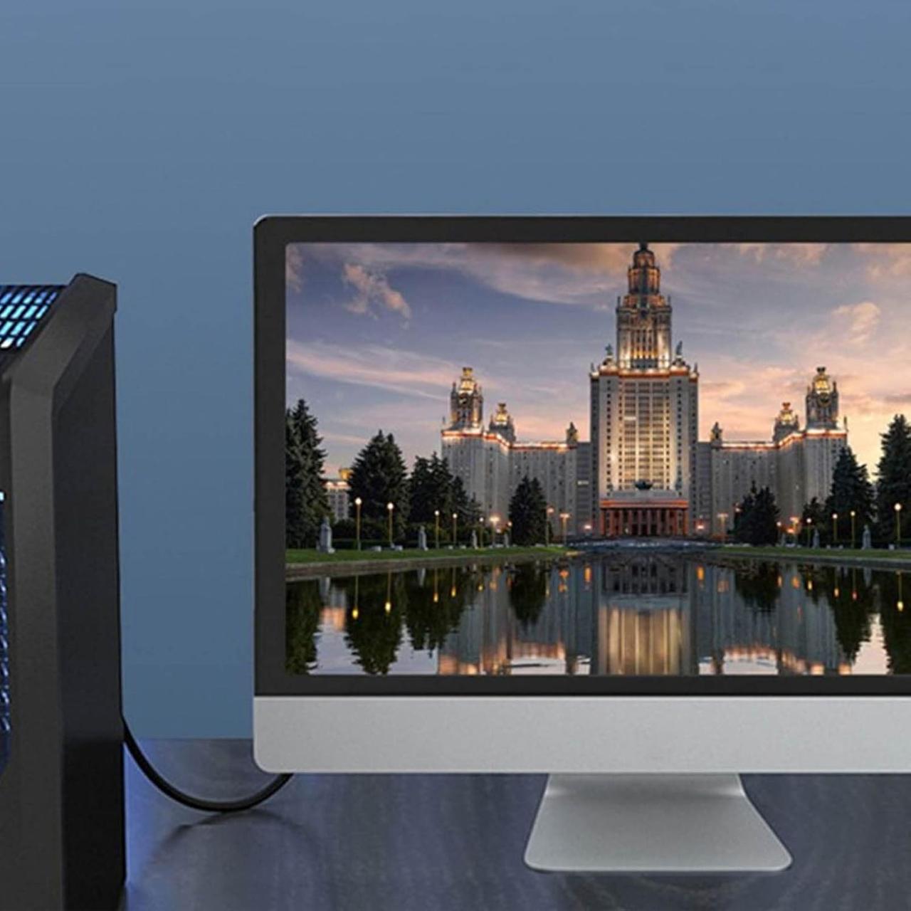 Кабель-адаптер DisplayPort — VGA, 1.8 м, для стабільного відеосигналу