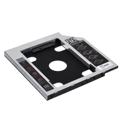 DVD-кишеня Optibay для HDD/SSD 2.5" SATA алюмінієва, 12.7 мм, для ноутбука