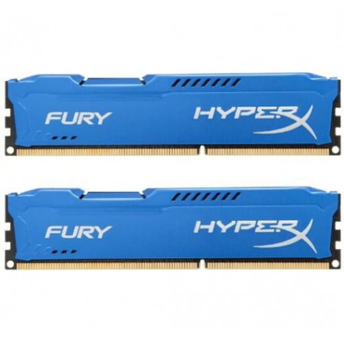 DIMM 2x8Gb DDR3 1600MHz Kingston HyperX Fury Blue HX316C10FK2/16
