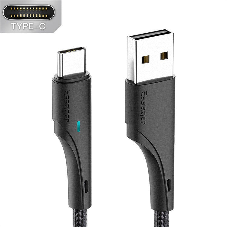 Кабель Essager USB — Type-C швидкої зарядки 50W, 2 м