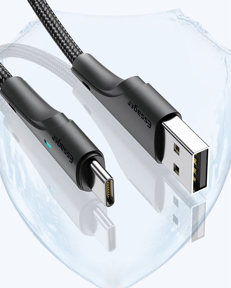 Кабель Essager USB — Type-C швидкої зарядки 50W, 2 м