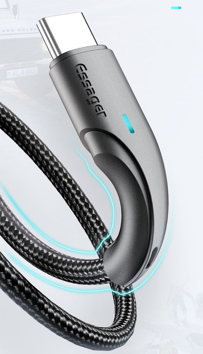 Кабель Essager USB — Type-C швидкої зарядки 50W, 2 м