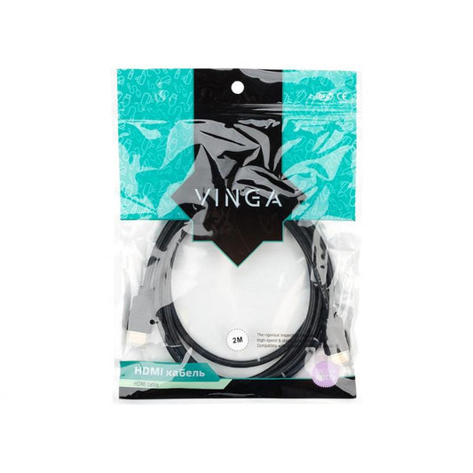 Кабель HDMI до HDMI 2.0m Vinga (HDMI05-2.0) v. 1.4