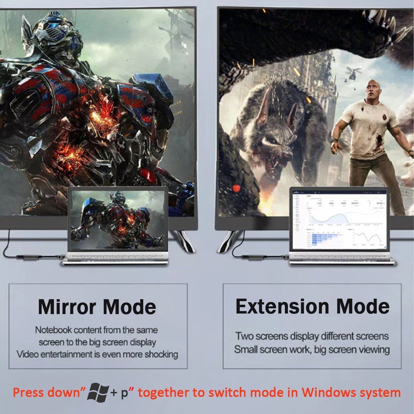 Адаптер USB 3.0 на HDMI для підключення додаткового монітора