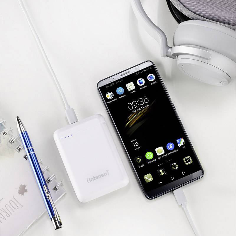 Батарея універсальна Intenso XS10000 10000mAh microUSB, USB-A, USB Type-C, White (7313532)