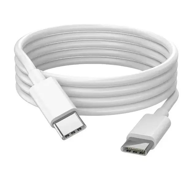 Зарядний кабель Type-C – Type-C PD 100W (1 м) білий