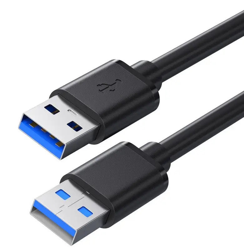 Кабель USB 3.0 тато-тато, 0.5 м, чорний