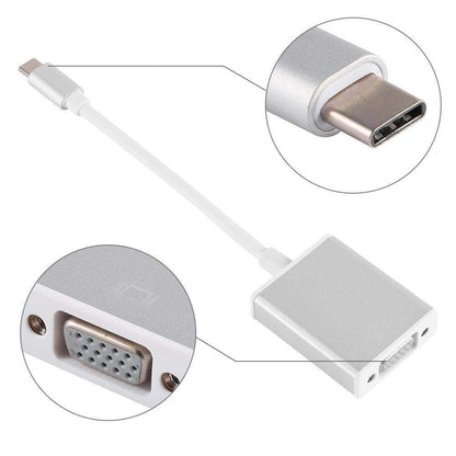 Адаптер USB 3.1 Type-C — VGA Full HD для ноутбуків та Chromebook