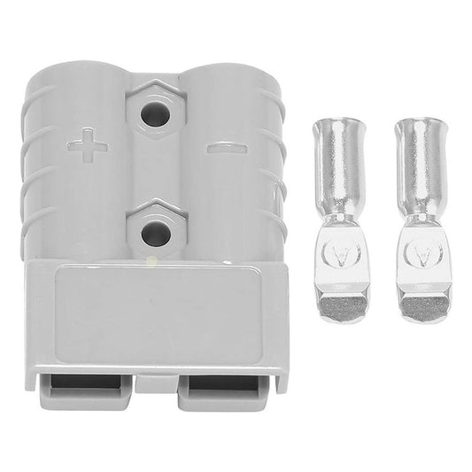 Роз'єм Anderson Powerpole SB50 50А 600В для кабелю 6AWG/13,3 мм², 1 шт, сірий
