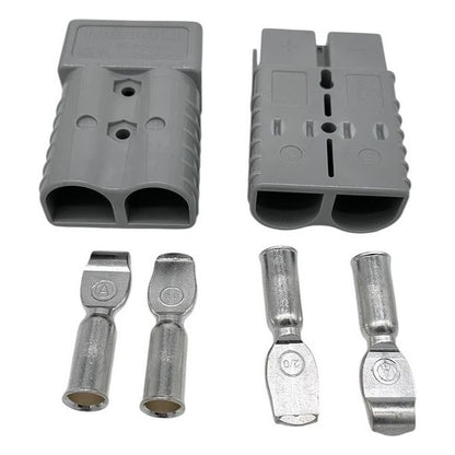 Роз'єм Anderson Powerpole SB50 50А 600В для кабелю 6AWG/13,3 мм², 1 шт, сірий