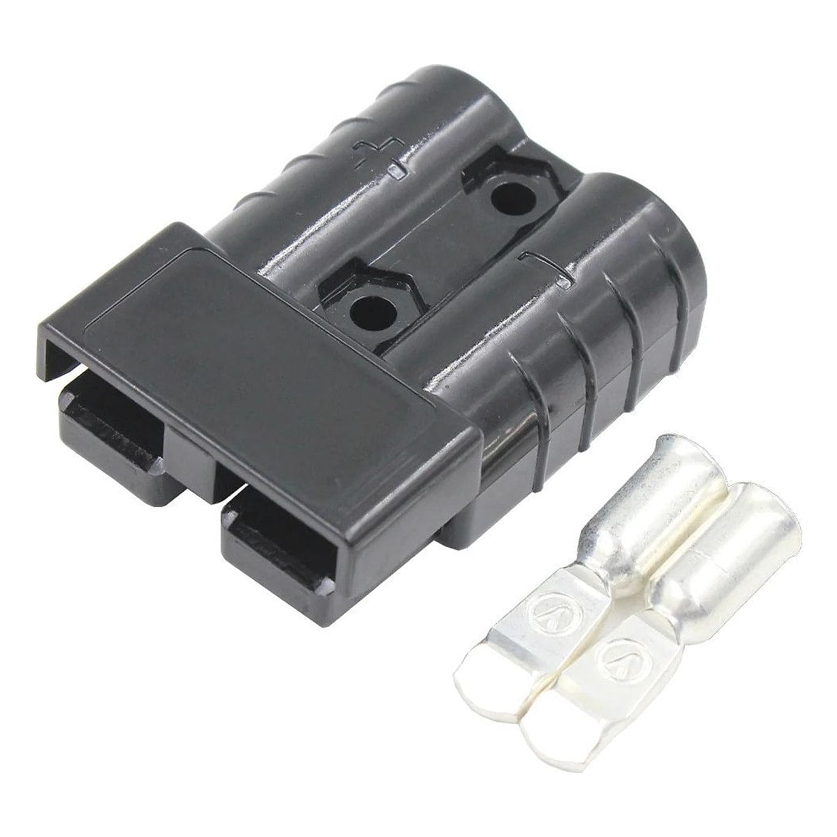 Роз'єм Anderson Powerpole SB120 120А 600В для кабелю 2AWG/35 мм², пара (2 шт), чорний