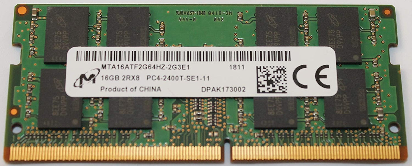 SODIMM 16Gb DDR4 2400MHz Micron mta16atf2g64hz-2g3e1