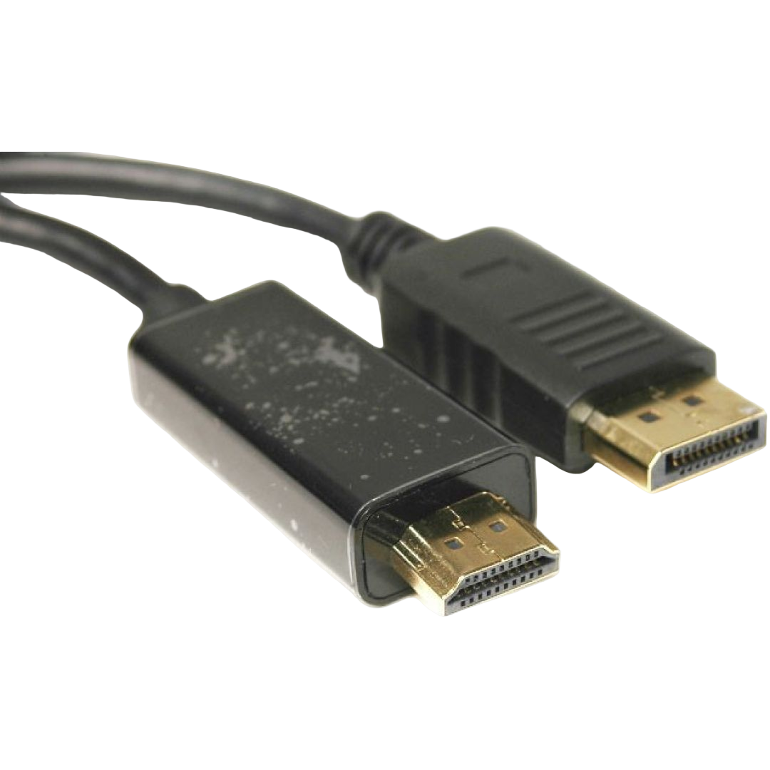 Кабель DisplayPort to HDMI 1.8m PowerPlant (KD00AS1278)