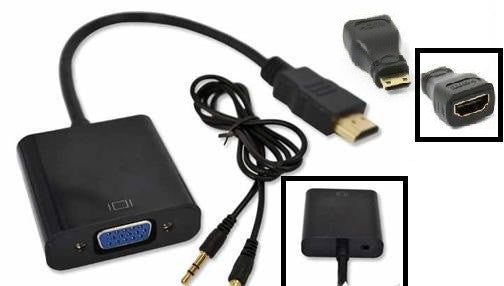 Переходник HDMI на VGA адаптер mini HDMI конвертер