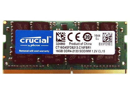 SODIMM 16Gb DDR4 2133MHz Crucial CT16G4SFD8213.C16FBR1
