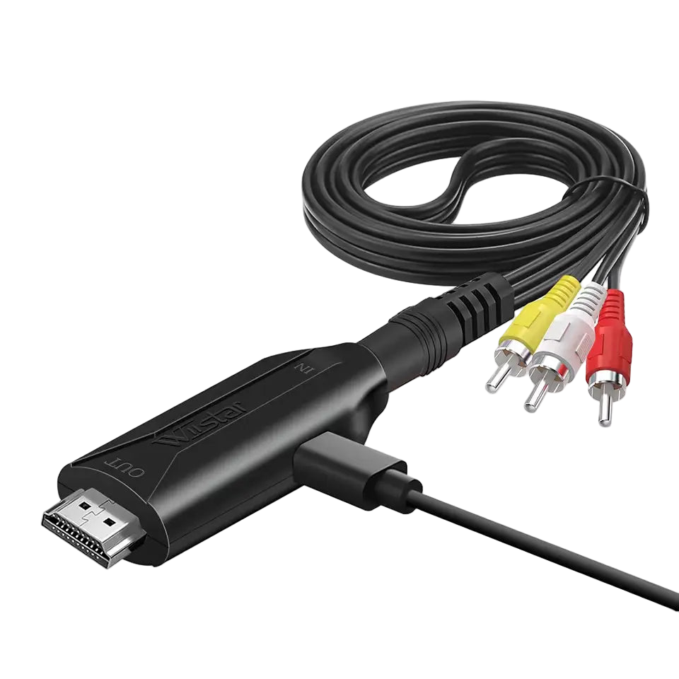Кабель-конвертор AV RCA (тюльпан) to HDMI Wiistar micro