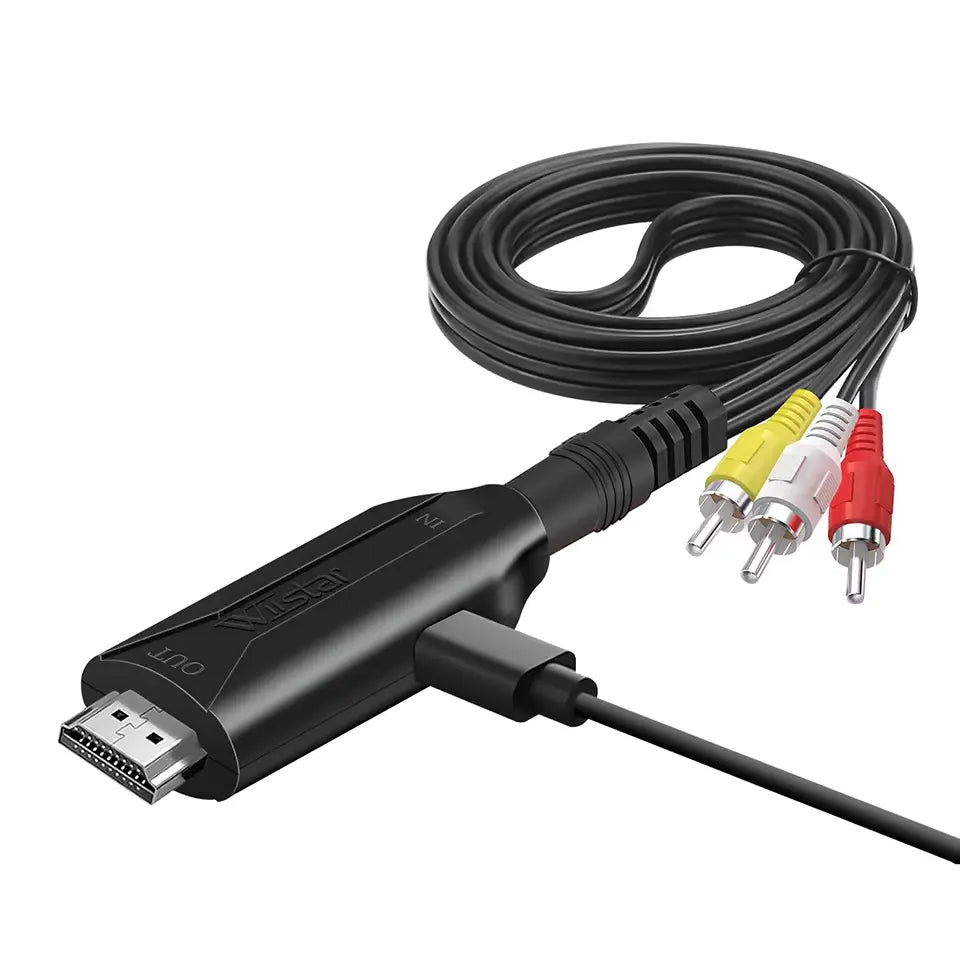 Кабель-конвертор AV RCA (тюльпан) to HDMI Wiistar micro