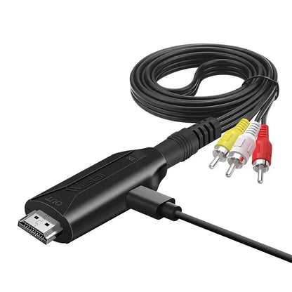 Кабель-конвертор AV RCA (тюльпан) to HDMI Wiistar micro