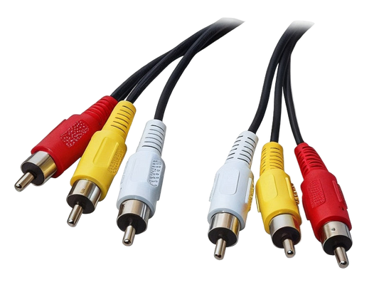 Кабель 3 RCA - 3 RCA аудіо відео тюльпан 1.5 м