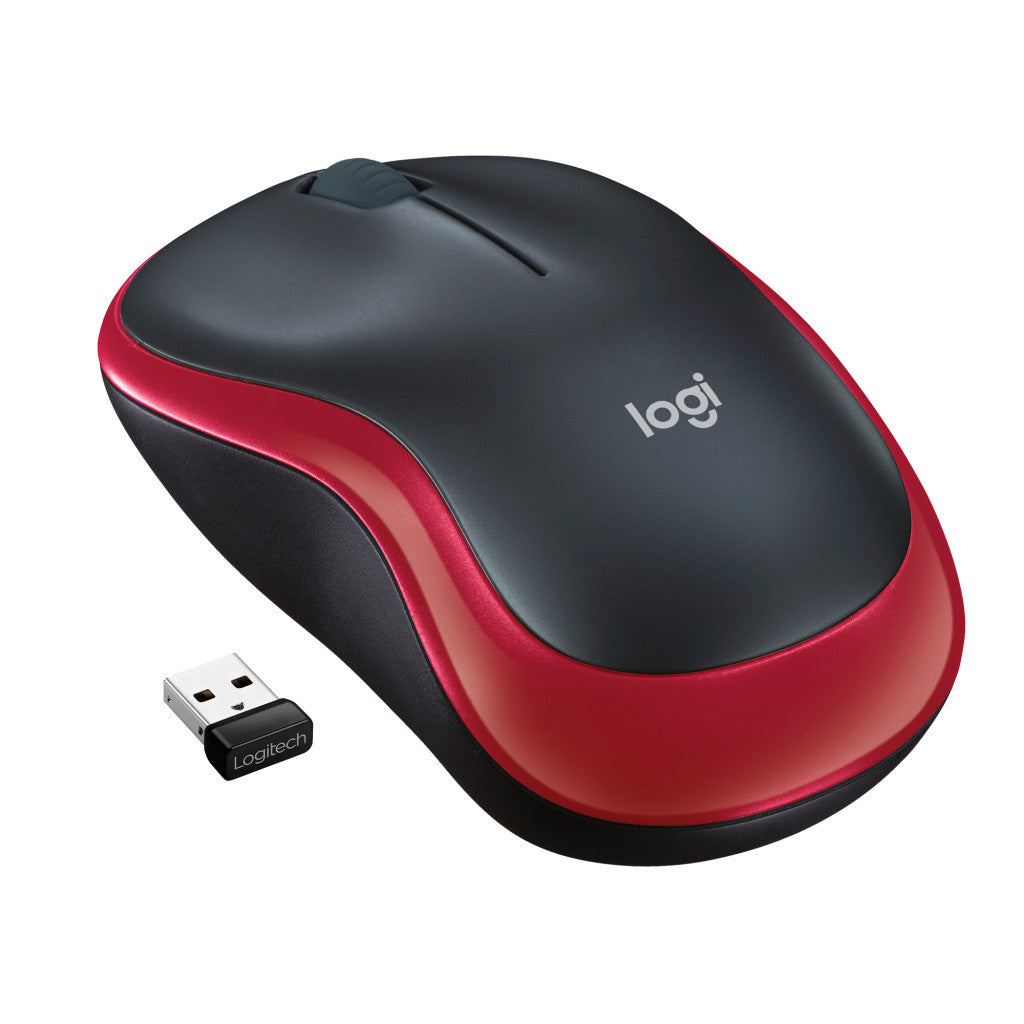 Мышка Logitech M185 красная (910-002240)