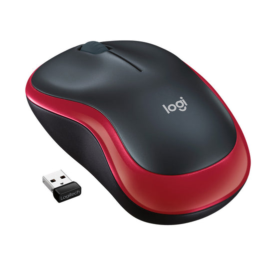 Мишка Logitech M185 червона (910-002240)