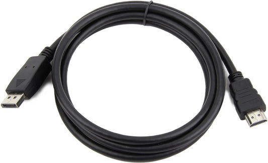 Кабель DisplayPort to HDMI 1.0m Кабельный аппарат (CC-DP-HDMI-1M)