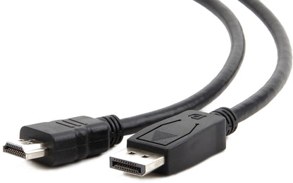 Кабель DisplayPort to HDMI 1.0m Кабельный аппарат (CC-DP-HDMI-1M)
