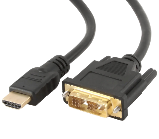 Кабель HDMI to DVI 18+1pin M/ 1.8m Cablexpert CC-HDMI-DVI-6