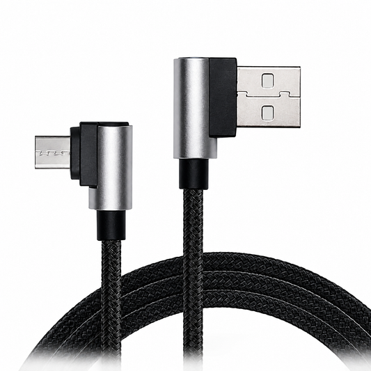 Data cable USB 2.0 AM to Micro 5P 1.0m Premium black REAL-EL (EL123500031)