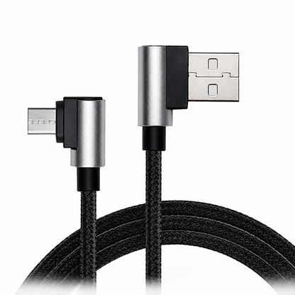 Data cable USB 2.0 AM to Micro 5P 1.0m Premium black REAL-EL (EL123500031)