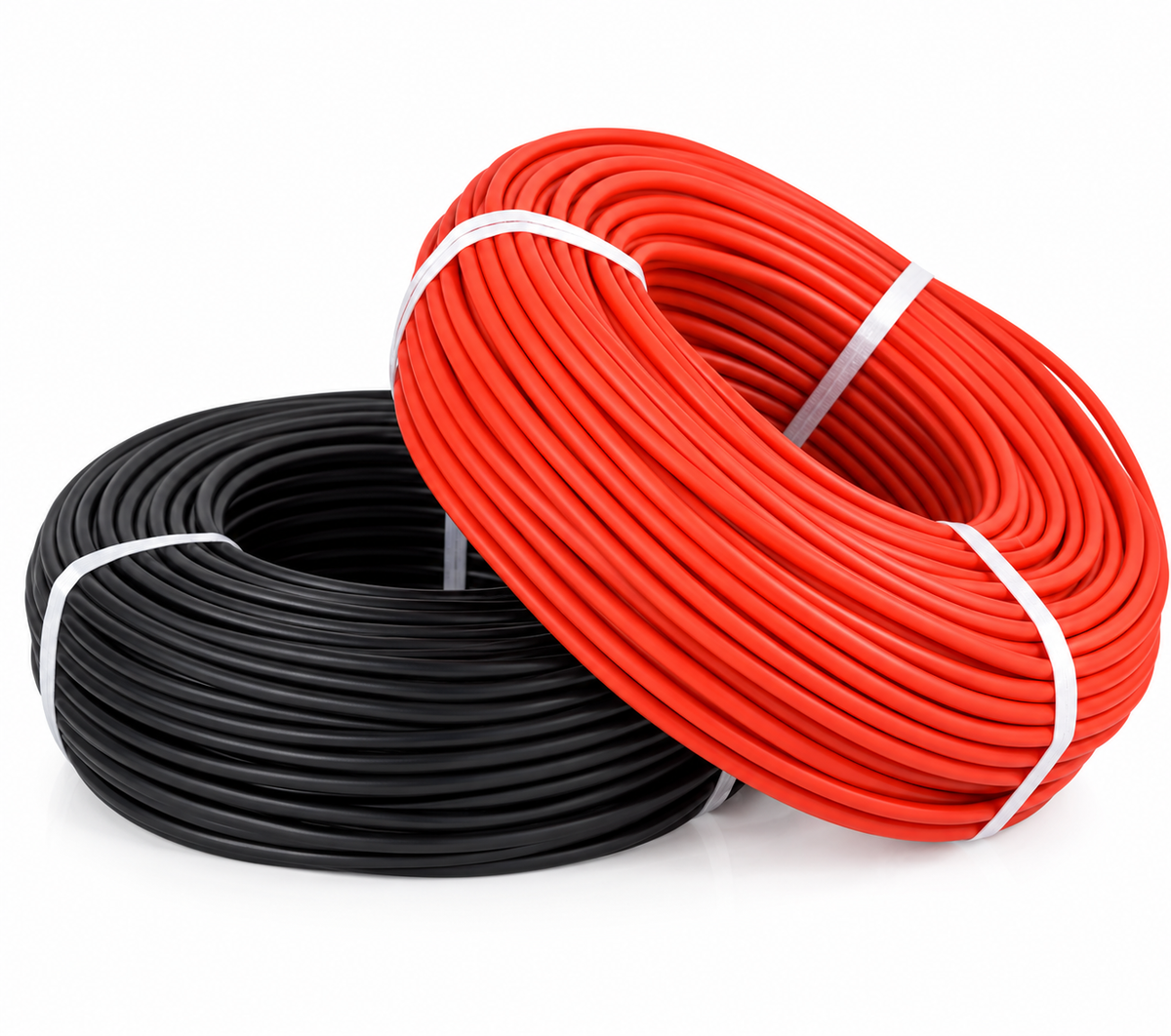 Кабель силіконовий 4AWG (25 мм²) мідний луджений, термостійкий, 1 м, червоний