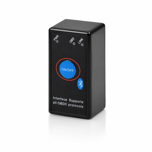 Автосканер ELM327 OBD2 Bluetooth v1.5 (1 плата, стандартна версія, кнопка вимкнення)