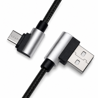 Data cable USB 2.0 AM to Micro 5P 1.0m Premium black REAL-EL (EL123500031)